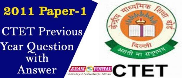 2011 Paper-1 CTET Question