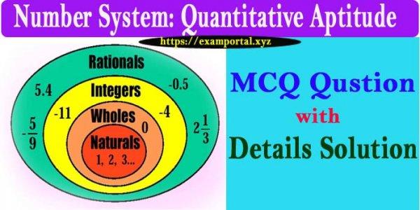 Number System MCQ Question