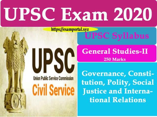 GS Paper-2 Syllabus