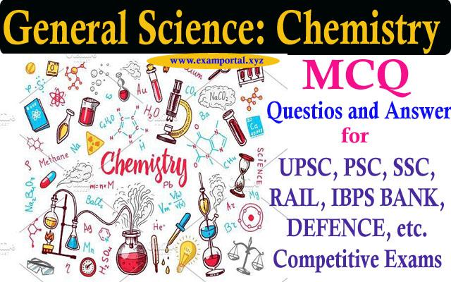 Chemistry MCQ Questions