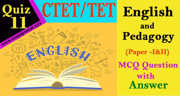 English and Pedagogy mcq Questions quiz-11