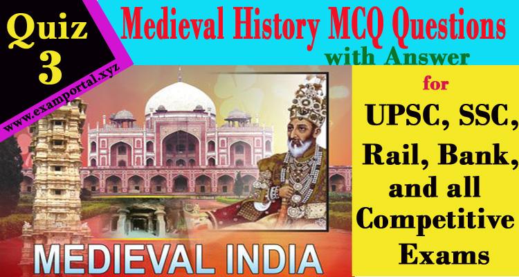 Medieval History MCQ Questions